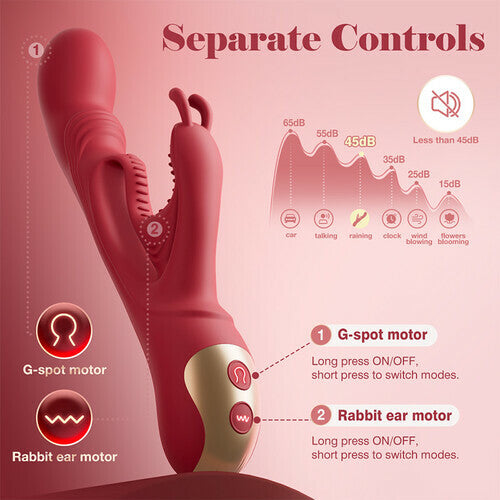 SeekHeart Buniva Rabbit Vibrator Sex Toys for Women-K1700602-D2