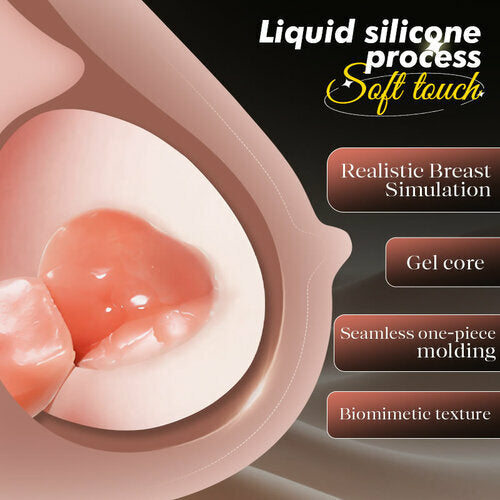 Silicone Mini Flight Attendant Torso 5.9 lbs Portable Realistic Love Doll with Soft Skin-K0501404-B2-K0501404