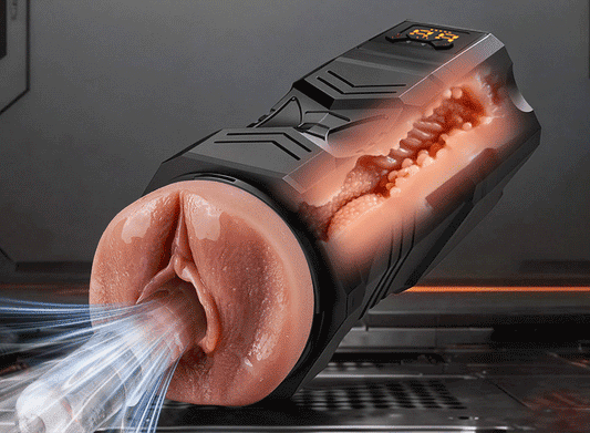 6.5 Inch Massive Real Feel Ergonomic Grip Unbeatable Value Blowjob Stroker--K0101042-D1--6932001133125
