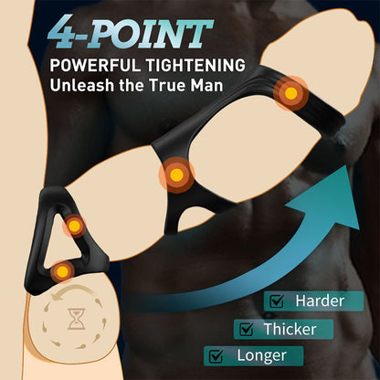 Paul Stronger Erection Male Silicone Penis Ring 3-Piece Set Multiple Combinations-100175223#1