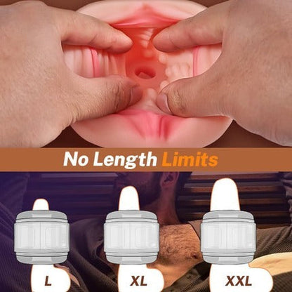 10 Vibration Anal and Vaginal 2 in 1 Handheld Masturbator-100176162#1