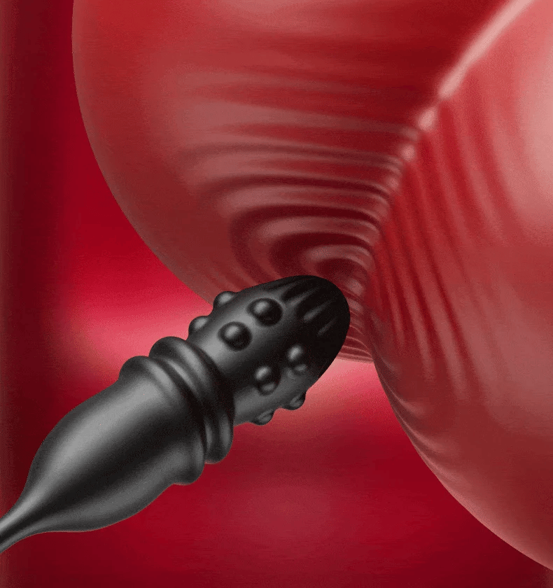 Thrusting Prostate Massager Vibrating Penis Vibrator Couple Play Anal Toys-K1100603-D1-6932001127384