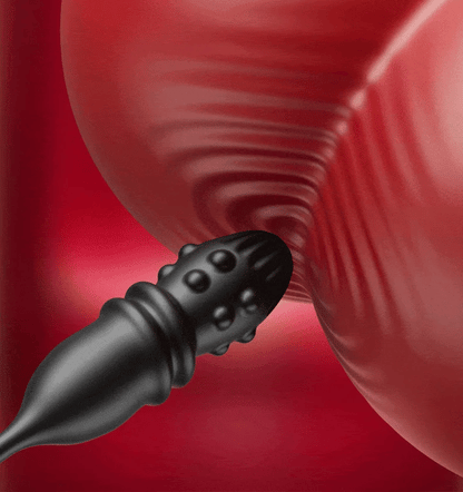 Thrusting Prostate Massager Vibrating Penis Vibrator Couple Play Anal Toys-K1100603-D1-6932001127384