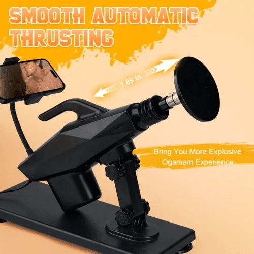 Hands Free Sex Machine with Phone Holder & Suction Adaptor-K1301326-D1-6932001140239