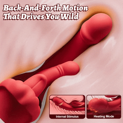Tindra - New Upgraded 4 In 1 Tongue Licking & Swings & Heating G-spot Vibrator For Women-K1901241-D1-6932001137642