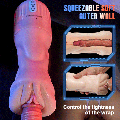 Beate - 5 Sucking Oral Swallowing 10 Vibrating Massage Training Masturbation Cup-100126502#2