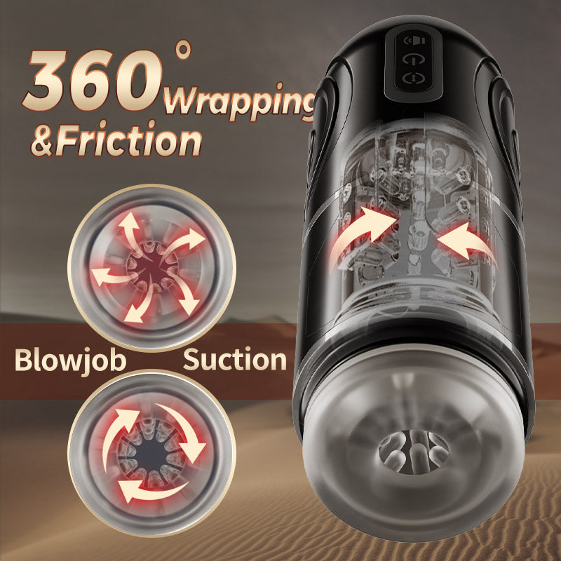 Chainsaw 7 Thrusting Rotation Automatic Masturbator with Suction Base-100196126#4