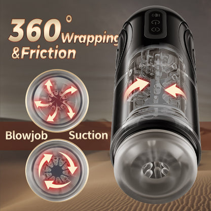 Chainsaw 7 Thrusting Rotation Automatic Masturbator with Suction Base-100196126#4