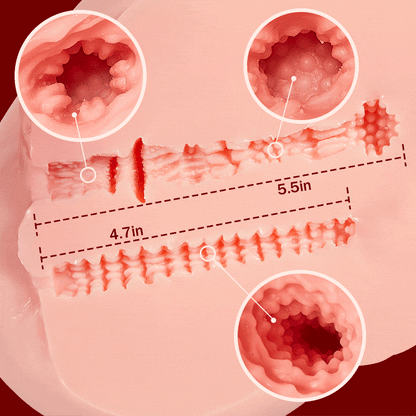 11.2LBS Randy Jenny Realistic Pussy Sex Torso Lifelike Soft Butt-100198104#4