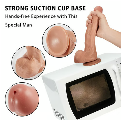 Squirting G-spot Ejaculating Dildo with Strong Suction Cup 9.40 Inch-100220190#4