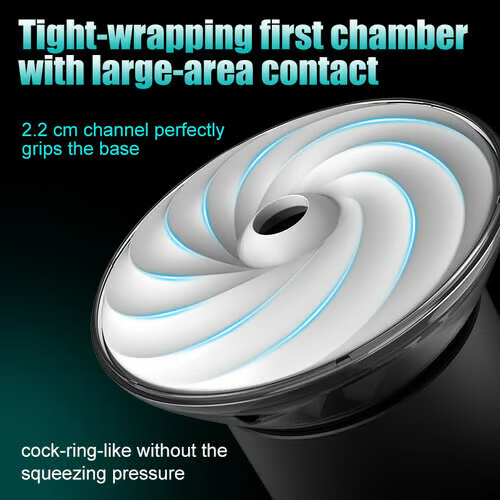 9 Suction Modes & Powerful Vibration 2.8x Wide Sleeve Electric Male Masturbator Cup-K0101216-D1-K0101216