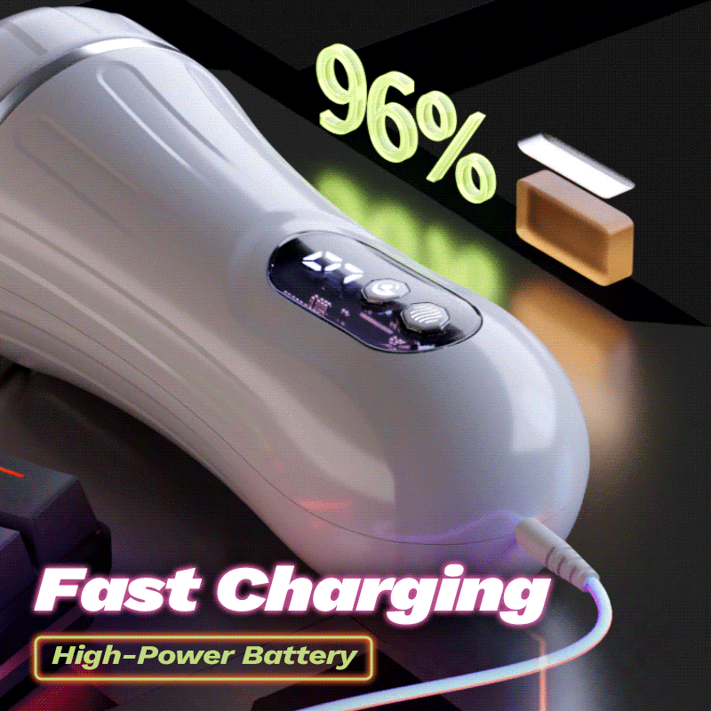 【Partner Play Cyberpunk 9 Vibration App Control Masturbator Cup-K0100431-D1