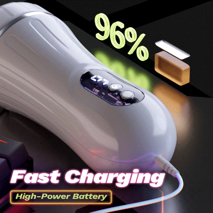 【Partner Play Cyberpunk 9 Vibration App Control Masturbator Cup-K0100431-D1