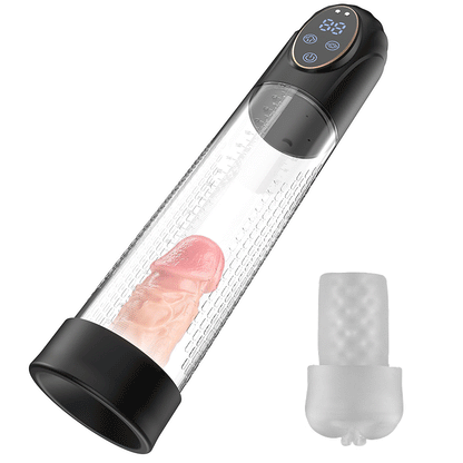 Mergano - Full Waterproof 6 Modes Erection Enlargement Penis Pump-100176112#1