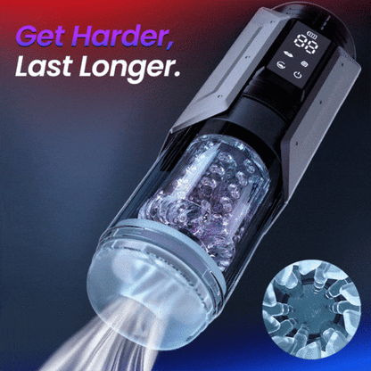 【Advanced Edition】Queen Kendal 7 Vacuum Sucking for Oral Sex LCD Display Masturbator male sex toys-100176381#1-6932001114063