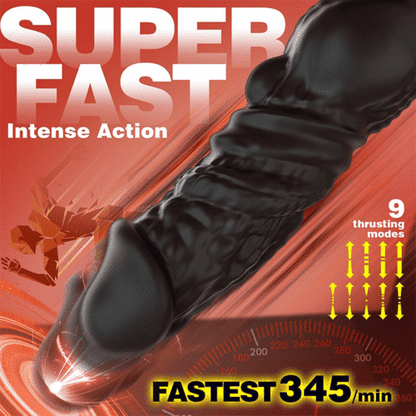 Strong Strike Enhanced Version 6-in-1 Rapid Thrusting Remote & App-Controlled Prostate Massager-K0300967-D1