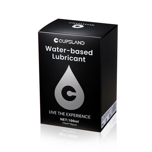 Portable 10-Piece 10x10ml Water-based Lubricant Sachet Box-K3300250-D2
