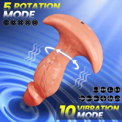 High-performance wearable toy featuring 5 rotation modes and 10 vibration levels for customized pleasure rhythms.